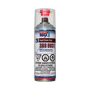 SPRAYMAX 3680031 - 2K RAPID PRIMER GRAY SPRAY CAN - 13.2OZ