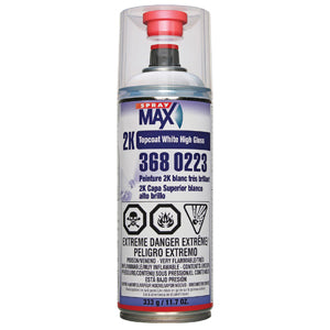 SPRAYMAX 3680223 - 2K TOPCOAT WHITE - 12OZ