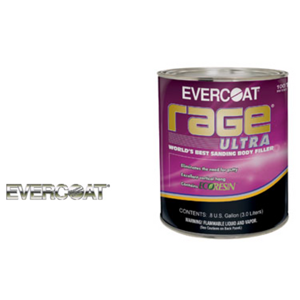 FIBRE-GLASS EVERCOAT Rage Ultra Sanding Body Filler, 0.8 Gallon (3L) part #:FIB-125