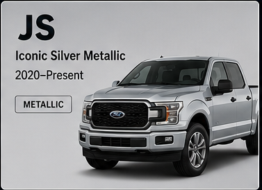 Ford Iconic Silver Metallic Touch Up Paint