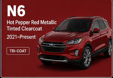 Hot Pepper Red Metallic Tinted Clearcoat