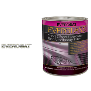 FIBRE-GLASS EVERCOAT Everglass Short Strand Fiberglass Reinforced Body Filler, Gallon part #:FIB-622