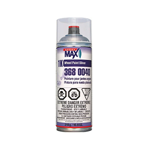 SPRAYMAX 3680040 - 1K WHEEL PAINT SILVER SPRAY CAN - 10.9 OZ